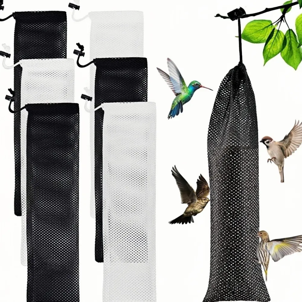 Downypaws - Lot de 6 mangeoires à chaussettes pour oiseaux sauvages