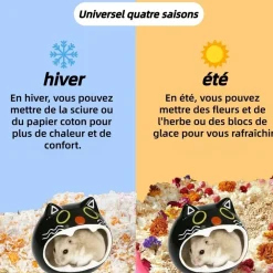 Downypaws Cages Et Accessoires | - Maison de hamster - céramique