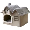Downypaws - Maison Pour Chatons, Lit Confortable Et Lavable, Coussins Amovibles Discount