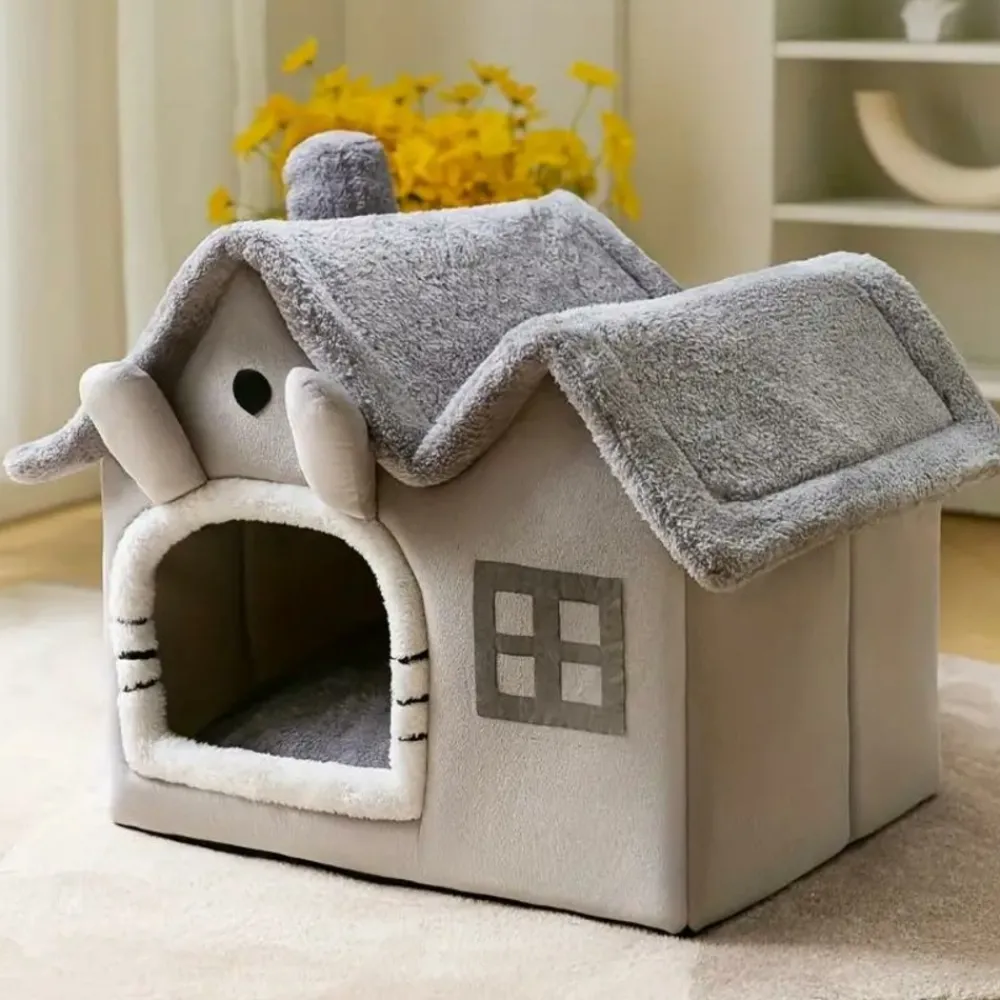 Downypaws - Maison Pour Chatons, Lit Confortable Et Lavable, Coussins Amovibles Discount