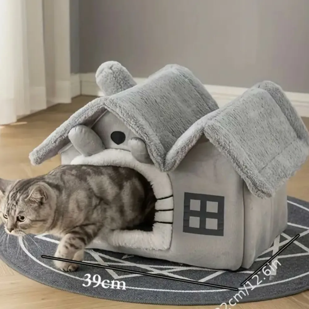 Downypaws - Maison Pour Chatons, Lit Confortable Et Lavable, Coussins Amovibles Discount