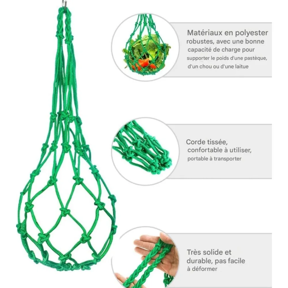 Downypaws - Mangeoire fruits légumes poulet lot 3 60cm Hot