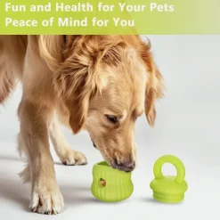 Downypaws - Mangeur lent de chien en silicone médical certifié fda vert clair Discount