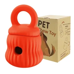 Downypaws - Mangeur lent de chien en silicone médical certifié fda orange New