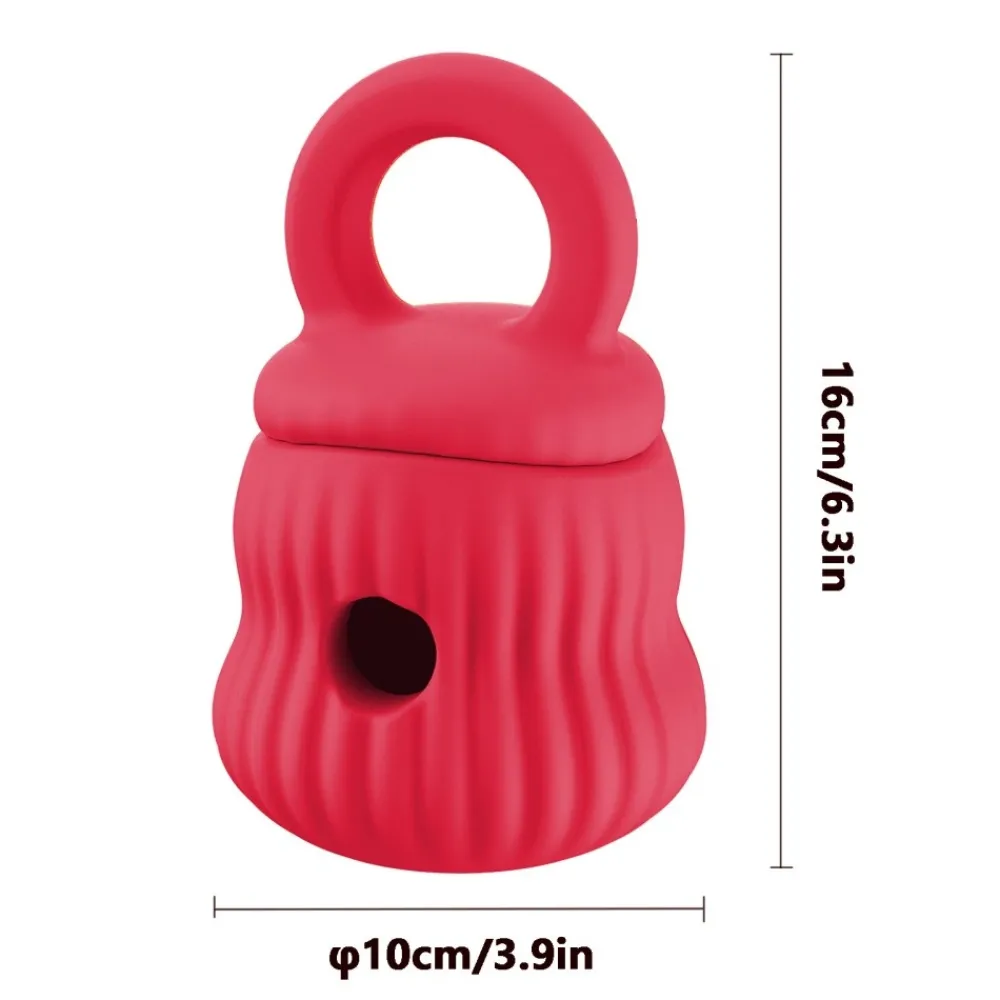 Downypaws Gamelles Et Autres Accessoires | - Mangeur lent de chien en silicone médical certifié fda rouge clair
