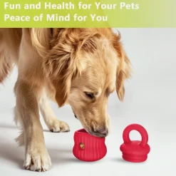 Downypaws Gamelles Et Autres Accessoires | - Mangeur lent de chien en silicone médical certifié fda rouge clair