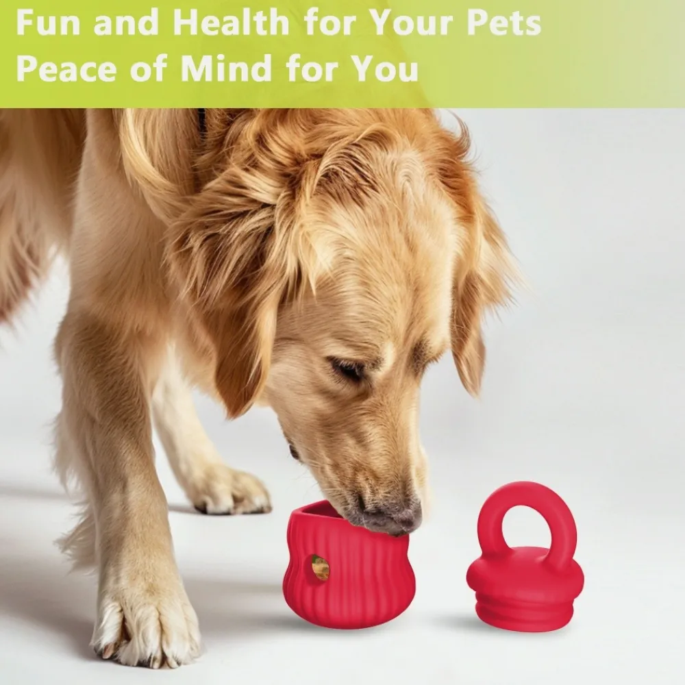 Downypaws Gamelles Et Autres Accessoires | - Mangeur lent de chien en silicone médical certifié fda rouge clair