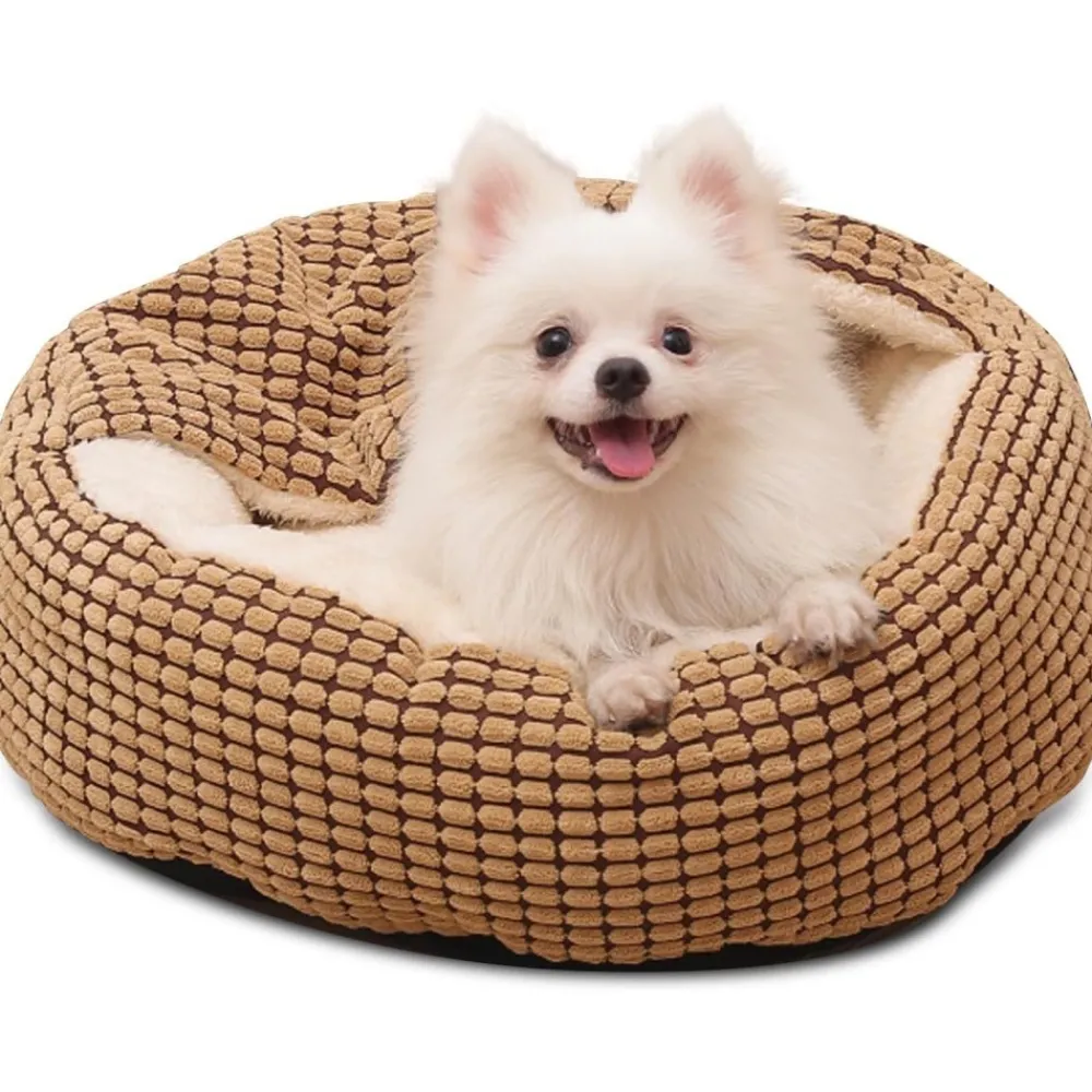 Downypaws - Marron lit pour chien Hot