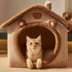 Downypaws - Niche Confortable Et Amovible Pour Chats Outlet
