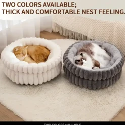 Downypaws - Nid pour chien et chat de petite taille coussin épaissi et grand 40*40cm gris foncé Outlet