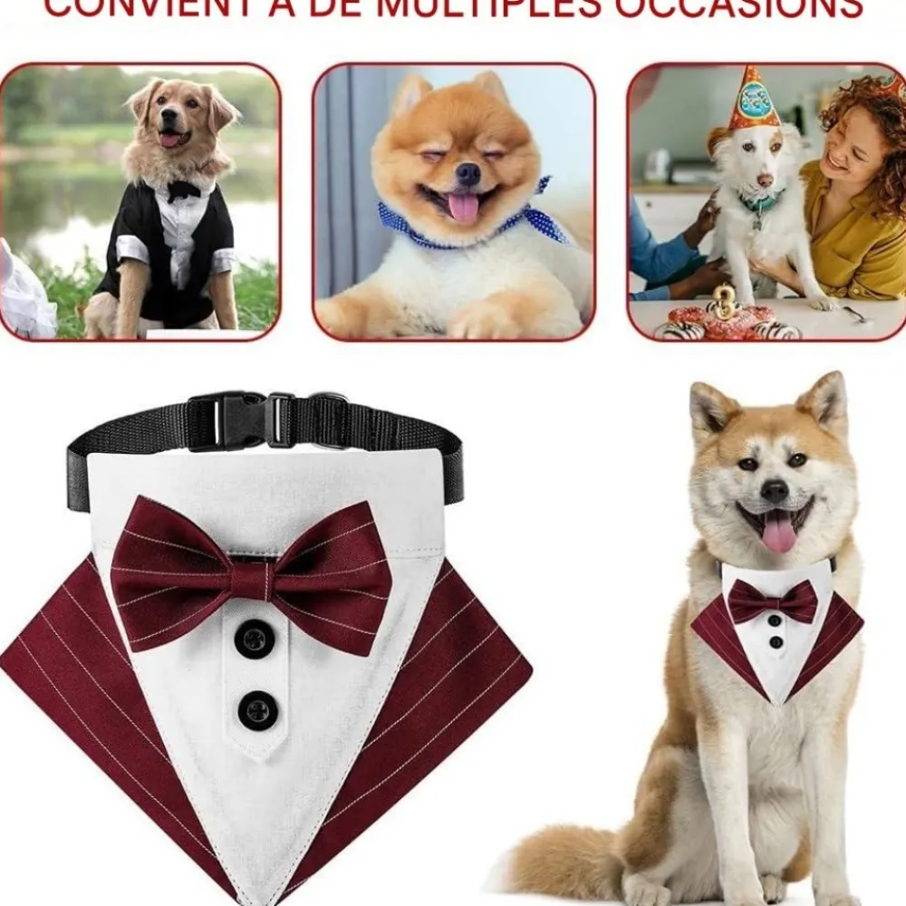 Downypaws Colliers, Laisses Et Vêtements | - Nœud papillon pour chien