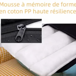 Downypaws - Panier d'hiver pour chiens de petite et moyenne taille - panier , amovible, lavable, imperméable - 60cmx50cmx15cm Hot