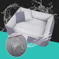 Downypaws - Panier d'hiver pour chiens de petite et moyenne taille - panier , amovible, lavable, imperméable - 60cmx50cmx15cm Hot