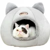 Downypaws - Panier pour chat-lit pour chat- forme de chat gris-l 36 x 36 x 36 cm Discount