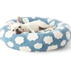 Downypaws - Panier rond pour chien et chat - avec housse lavable, moelleux et antidérapant New