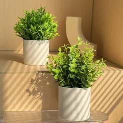 Downypaws Fleurs Et Plantes Artificielles | - Plantes vertes artificielles en pot, gazon artificiel