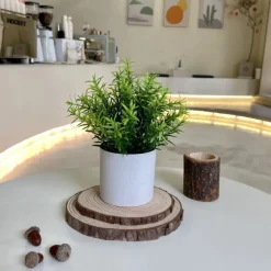 Downypaws Fleurs Et Plantes Artificielles | - Plantes vertes artificielles en pot herbe de saule artificielle