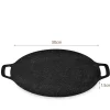 Downypaws Barbecues Et Planchas | - Plaques de barbecue portables en roche maifanite d.30 cm
