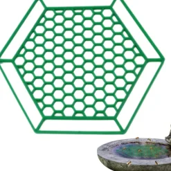 Downypaws Apiculture | - Plateau d'eau pour insectes - ruche avec bordure creuse flottant vert