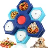 Downypaws Gamelles Et Autres Accessoires | - Plateau tournant d'alimentation à 3 niveaux, jouet d'alimentation pour chien