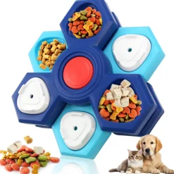 Downypaws Gamelles Et Autres Accessoires | - Plateau tournant d'alimentation à 3 niveaux, jouet d'alimentation pour chien