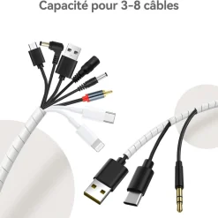 Downypaws - Protecteur de cordon 5m Hot