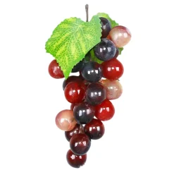 Downypaws Plantes Artificielles | - Raisins artificiels très réalistes 24 pièces couleur agate * 3