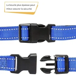 Downypaws - Réfléchissant collier pour chien Hot