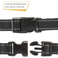 Downypaws - Réfléchissant collier pour chien Hot
