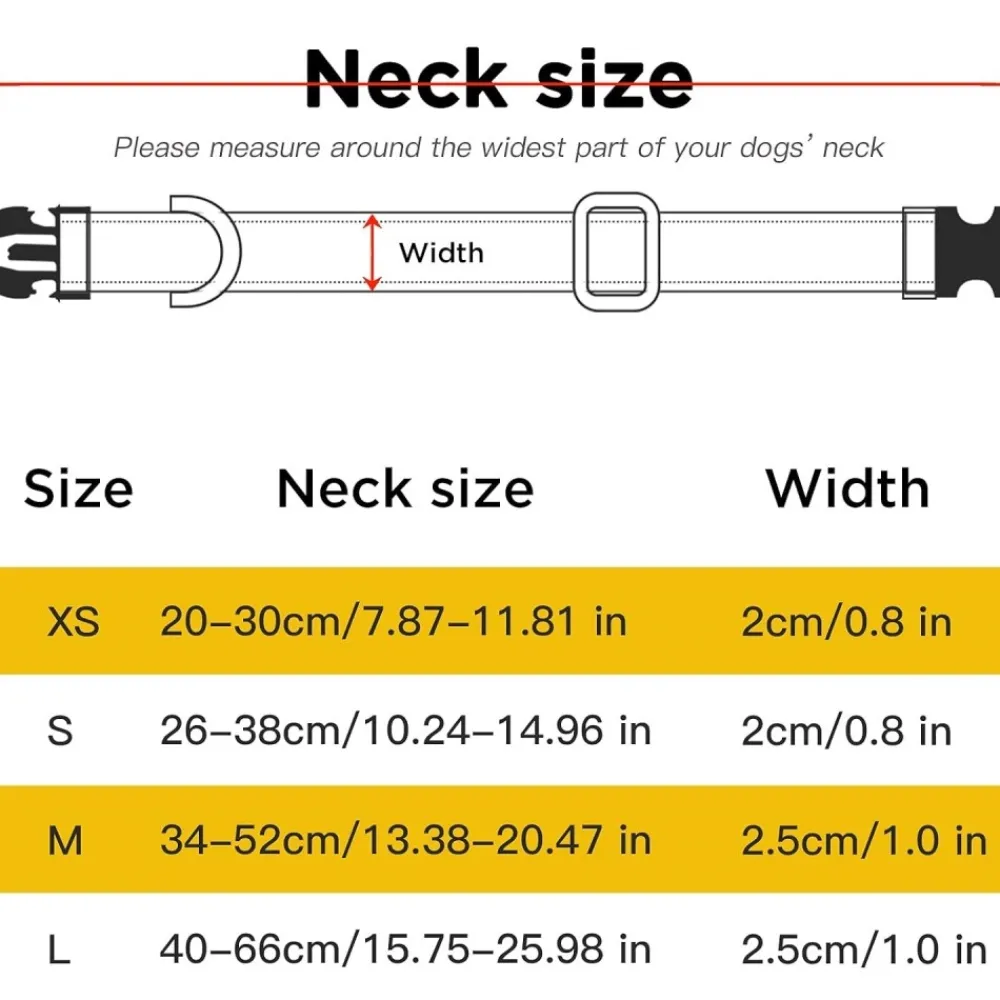 Downypaws - Réfléchissant collier pour chien Online