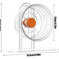 Downypaws - Roue d'exercice pour hamster diamètre 12cm Sale