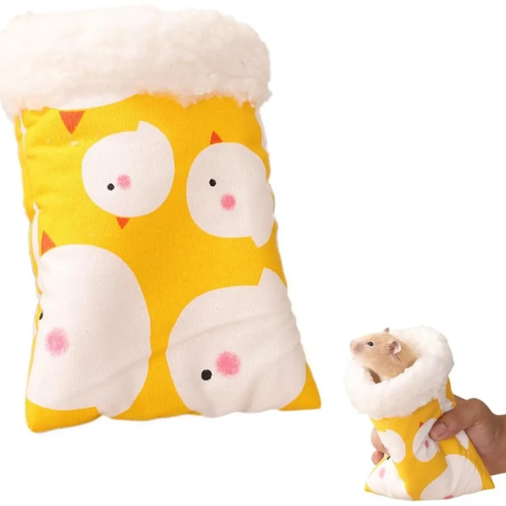 Downypaws - Sac de couchage - doux et chaud pour hamster cochon d’inde petit animal Hot
