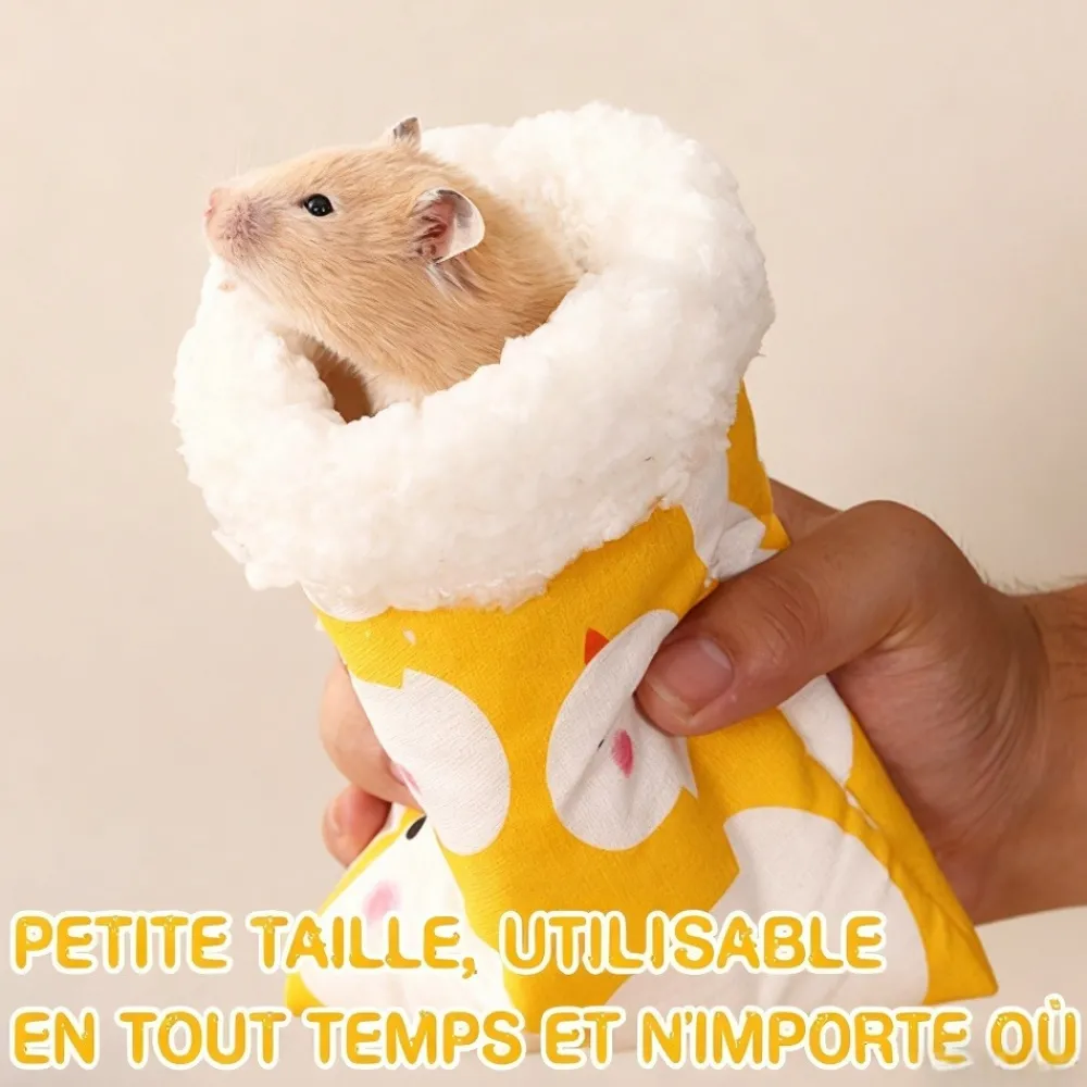 Downypaws - Sac de couchage - doux et chaud pour hamster cochon d’inde petit animal Hot