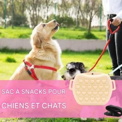Downypaws Education | - Sac de friandises - en silicone, pour dressage