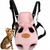 Downypaws Paniers, Transports Et Chatières | - Sac à dos pour chat et aux chiens -rose corail-xl (5-6kg)