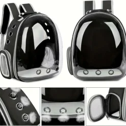 Downypaws - Sac à dos transparent et respirant pour chat Clearance