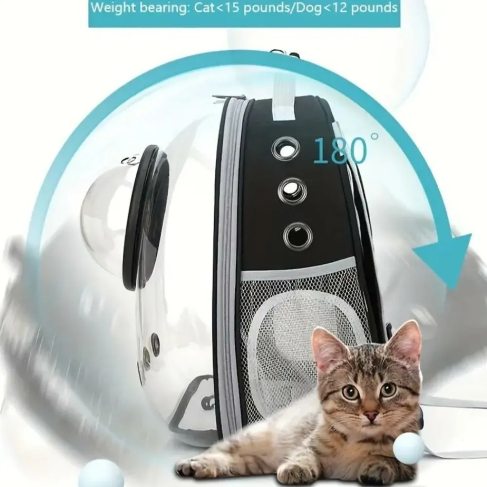 Downypaws - Sac à dos transparent et respirant pour chat Clearance