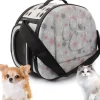 Downypaws - Sac pour chat-sac de transport pliable pour chat et chien-gris-42*33*28.5cm Outlet
