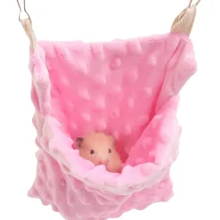 Downypaws - Sacs de couchage pour petits animaux-sac de couchage chaud rose double face Sale