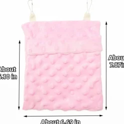 Downypaws - Sacs de couchage pour petits animaux-sac de couchage chaud rose double face Sale