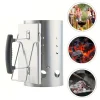 Downypaws Barbecues Et Planchas | - Seau d'allumage en acier inoxydable multifonctionnel et pratique pour le camping et le barbecue