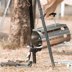 Downypaws Barbecues Et Planchas | - Seau d'allumage en acier inoxydable multifonctionnel et pratique pour le camping et le barbecue