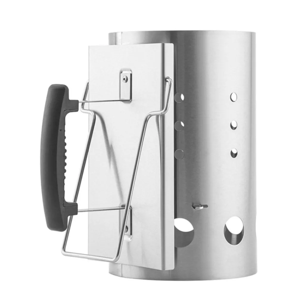 Downypaws Barbecues Et Planchas | - Seau d'allumage en acier inoxydable multifonctionnel et pratique pour le camping et le barbecue