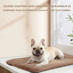 Downypaws - Tapis chauffant pour chat et chien - sans électricité - portable et antidérapant New