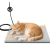 Downypaws - Tapis chauffant pour chat et chien - 40 x 29 cm - avec contrôle de température et minuterie - adapté à l'extérieur Discount
