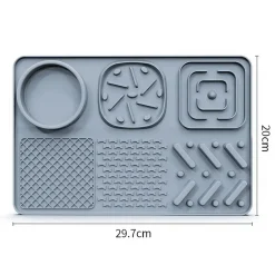 Downypaws - Tapis de léchage multifonctionnel et d'alimentation lente avec ventouse pour chiens Sale