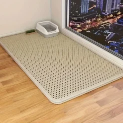 Downypaws - Tapis de litière pour chat kaki 40*50cm