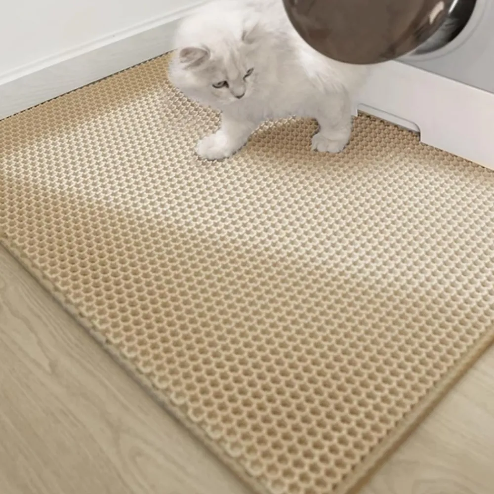 Downypaws - Tapis de litière pour chat kaki 40*50cm