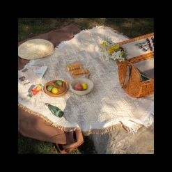 Downypaws Coussins Extérieurs Et Accessoires | - Tapis de sol extérieur pour camping 180x180cm - tapis de tente en extérieur