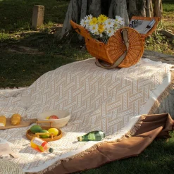 Downypaws Coussins Extérieurs Et Accessoires | - Tapis de sol extérieur pour camping 180x180cm - tapis de tente en extérieur
